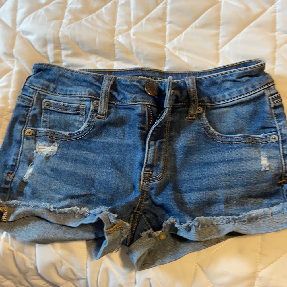 american eagle jean shorts